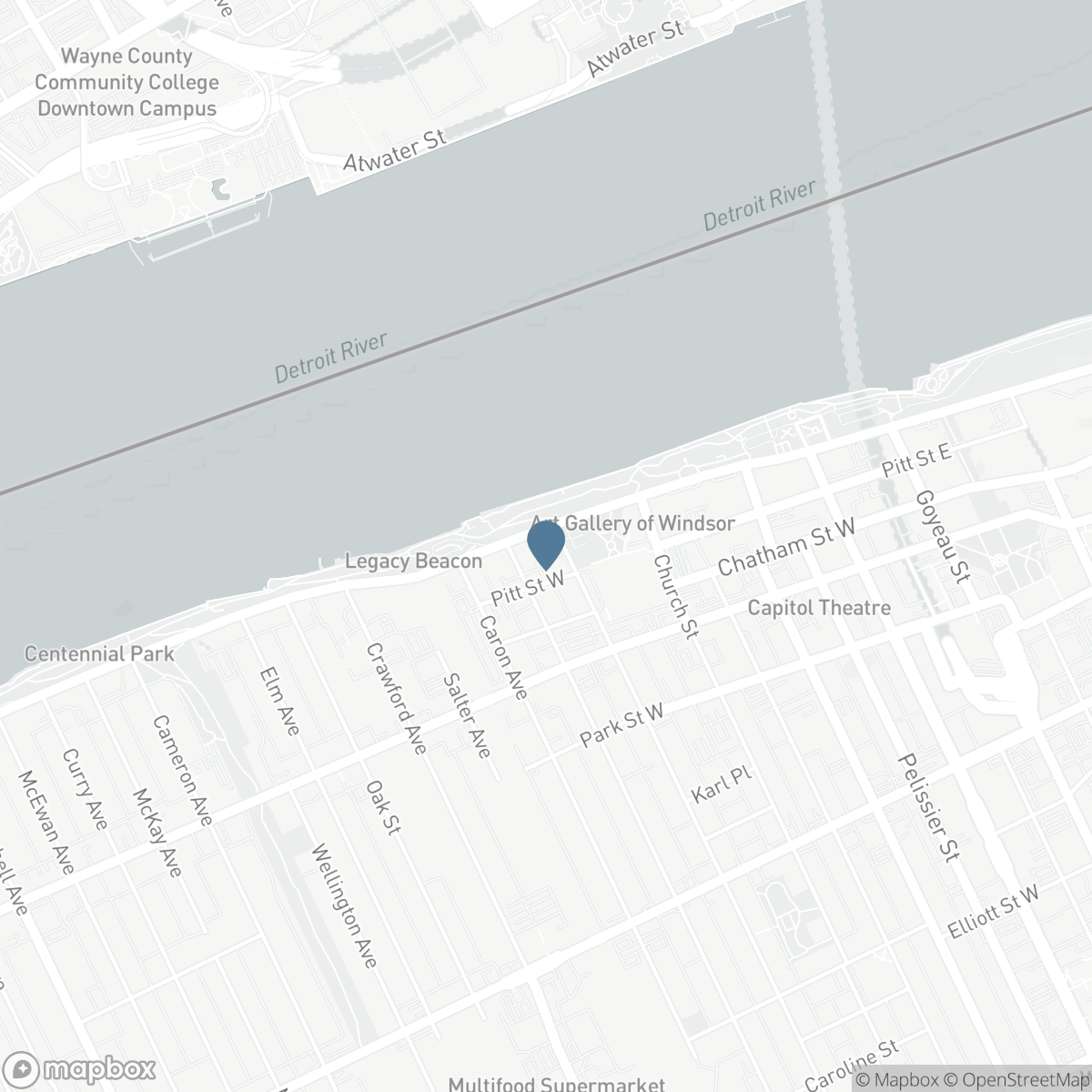 515 RIVERSIDE DRIVE West Unit# 1608, Windsor, Ontario N9A 7C3